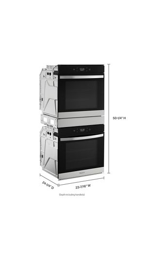 5.8 Cu. Ft. 24 Inch Double Wall Oven with Convection