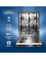 Stainless steel tub dishwasher with Dual Power Filtration