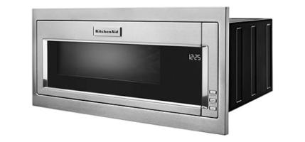 1000 Watt Built-In Low Profile Microwave with Slim Trim Kit