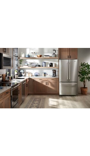 Maytag® 36 Inch Wide French Door Bottom Mount Refrigerator with Max Cool Setting - 25 Cu. Ft.