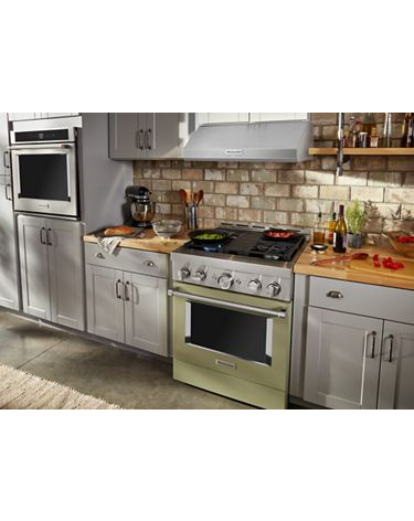 KitchenAid® 30'' Smart Commercial-Style Gas Range with 4 Burners