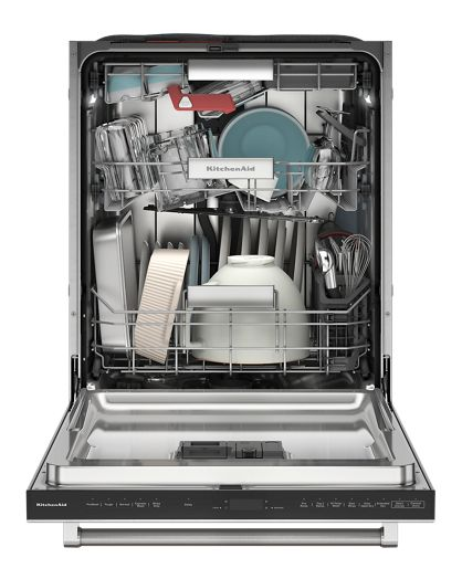 39 dBA Panel-Ready Flush-to-cabinet Dishwasher with FreeFlex™ Fit Third Level Rack