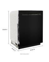 Third Level Utensil Rack Dishwasher with 30+ Total Wash Jets, 39 dBA.