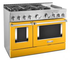  KitchenAid® 48'' Smart Commercial-Style Gas Range with Griddle