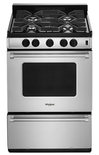 24-inch Freestanding Gas Range with Sealed Burners