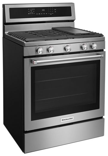 30-Inch 5-Burner Gas Convection Range