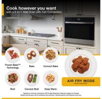 5.0 Cu. Ft. Single Wall Oven with Air Fry When Connected.