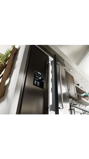 29.5 cu. ft 48-Inch Width Built-In Side by Side Refrigerator with PrintShield™ Finish