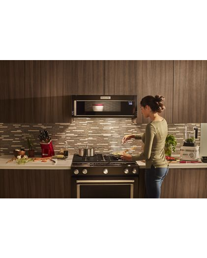30-Inch 5-Burner Gas Slide-In Convection Range