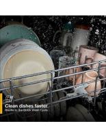 Quiet Dishwasher with Boost Cycle and Pocket Handle