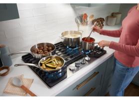 30-inch Gas Cooktop with 2-in-1 Hinged Grate to Griddle