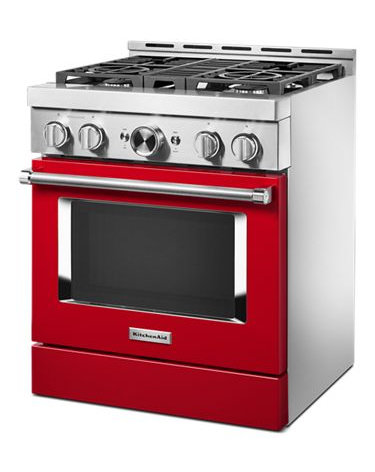 KitchenAid® 30'' Smart Commercial-Style Gas Range with 4 Burners