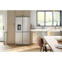 36-Inch Counter Depth 4 Door Refrigerator with Ice Maker in Door