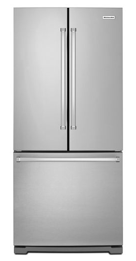 20 cu. Ft. 30-Inch Width Standard Depth French Door Refrigerator with Interior Dispense