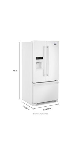 33- Inch Wide French Door Refrigerator with Beverage Chiller™ Compartment - 22 Cu. Ft.