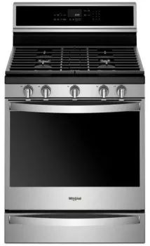 5.8 cu. ft. Smart Freestanding Gas Range with EZ-2-Lift™ Grates