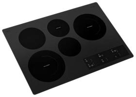 30-inch Electric Ceramic Glass Cooktop with Two Dual Radiant Elements.