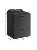 7.0 Cu. Ft. Whirlpool® Top Load Gas Dryer with Moisture Sensor