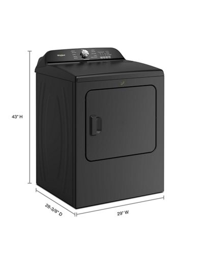 7.0 Cu. Ft. Whirlpool® Top Load Gas Dryer with Moisture Sensor