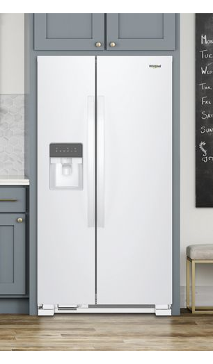 33-inch Wide Side-by-Side Refrigerator - 21 cu. ft.