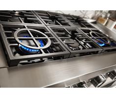 KitchenAid® 48'' Smart Commercial-Style Dual Fuel Range with Griddle
