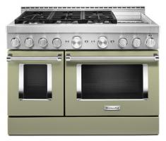  KitchenAid® 48'' Smart Commercial-Style Gas Range with Griddle