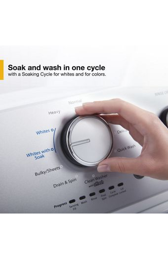 3.9 cu. ft. Top Load Washer with Soaking Cycles, 12 Cycles