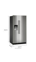 36-inch Wide Side-by-Side Refrigerator - 25 cu ft.