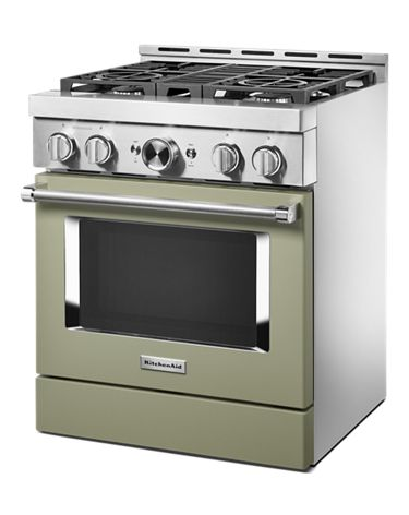 KitchenAid® 30'' Smart Commercial-Style Gas Range with 4 Burners