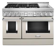  KitchenAid® 48'' Smart Commercial-Style Gas Range with Griddle