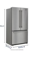 36- Inch Wide Counter Depth French Door Refrigerator - 20 Cu. Ft.