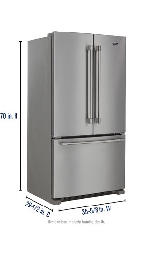 36- Inch Wide Counter Depth French Door Refrigerator - 20 Cu. Ft.