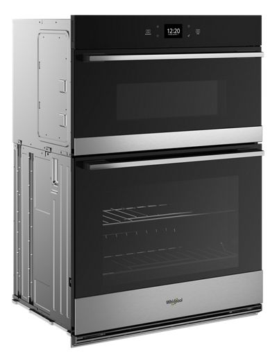 6.4 Total Cu. Ft. Combo Wall Oven with Air Fry When Connected.