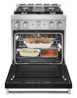 KitchenAid® 30'' Smart Commercial-Style Gas Range with 4 Burners