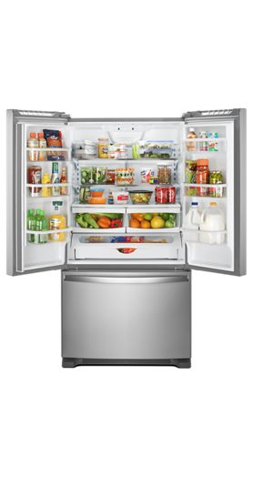 33-inch Wide French Door Refrigerator - 22 cu. ft.