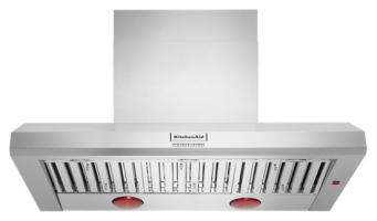 48'' 585 or 1170 CFM Motor Class Commercial-Style Wall-Mount Canopy Range Hood.