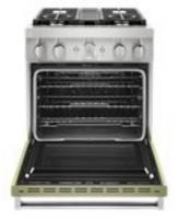 KitchenAid® 30'' Smart Commercial-Style Dual Fuel Range with 4 Burners