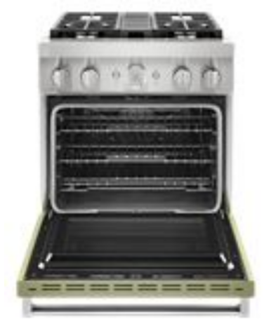 KitchenAid® 30'' Smart Commercial-Style Dual Fuel Range with 4 Burners