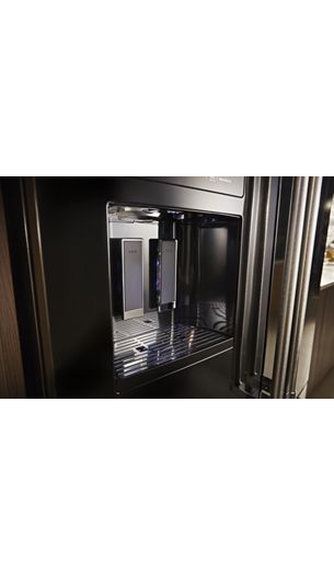 26.8 cu. ft. 36-Inch Width Standard Depth French Door Refrigerator with Exterior Ice and Water and PrintShield™ finish