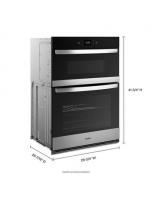 6.4 Total Cu. Ft. Combo Wall Oven with Air Fry When Connected