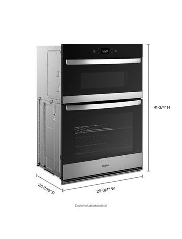6.4 Total Cu. Ft. Combo Wall Oven with Air Fry When Connected