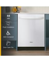44 dBA ADA Compliant Dishwasher Flush with Cabinets with 3rd Rack