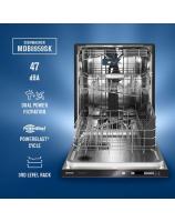 Top control dishwasher with Third Level Rack and Dual Power Filtration