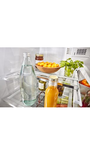 26.8 cu. ft. 36-Inch Width Standard Depth French Door Refrigerator with Exterior Ice and Water and PrintShield™ finish
