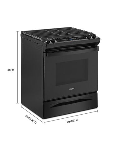 5.0 Cu. Ft. Whirlpool® Gas Range with Frozen Bake™ Technology