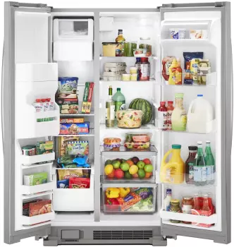 33-inch Wide Side-by-Side Refrigerator - 21 cu. ft.