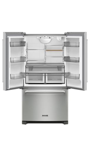 20 cu. ft. 36-Inch Width Counter-Depth French Door Refrigerator with Interior Dispense