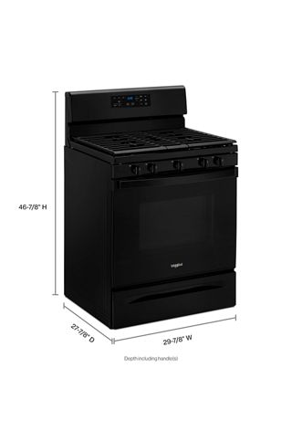 5.0 cu. ft. Gas Range with Center Oval Burner