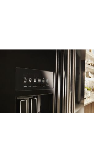 26.8 cu. ft. 36-Inch Width Standard Depth French Door Refrigerator with Exterior Ice and Water and PrintShield™ finish