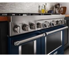 KitchenAid® 48'' Smart Commercial-Style Dual Fuel Range with Griddle